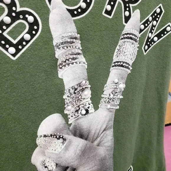 Bling Bling Born to Sleep Nightshirt - Picture 6 of 6